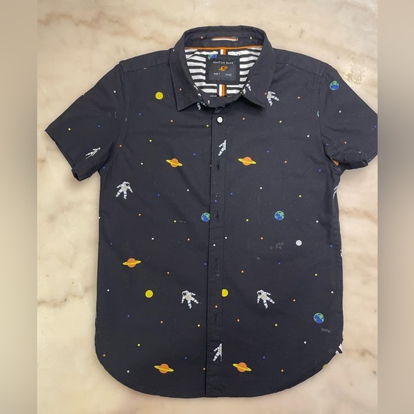 Cactus Other - Cactus Boys Space-Themed Short Sleeve button down Shirt size 7